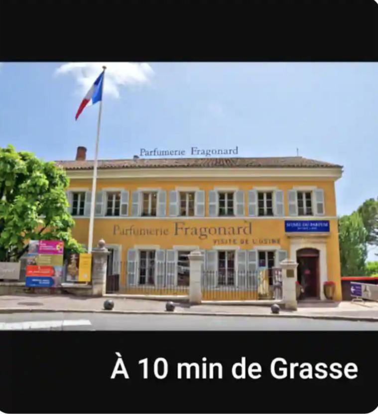 Evasion Au Calme - Maison Cosy Avec Piscine Et Tennis Saint-Vallier-de-Thiey Екстериор снимка