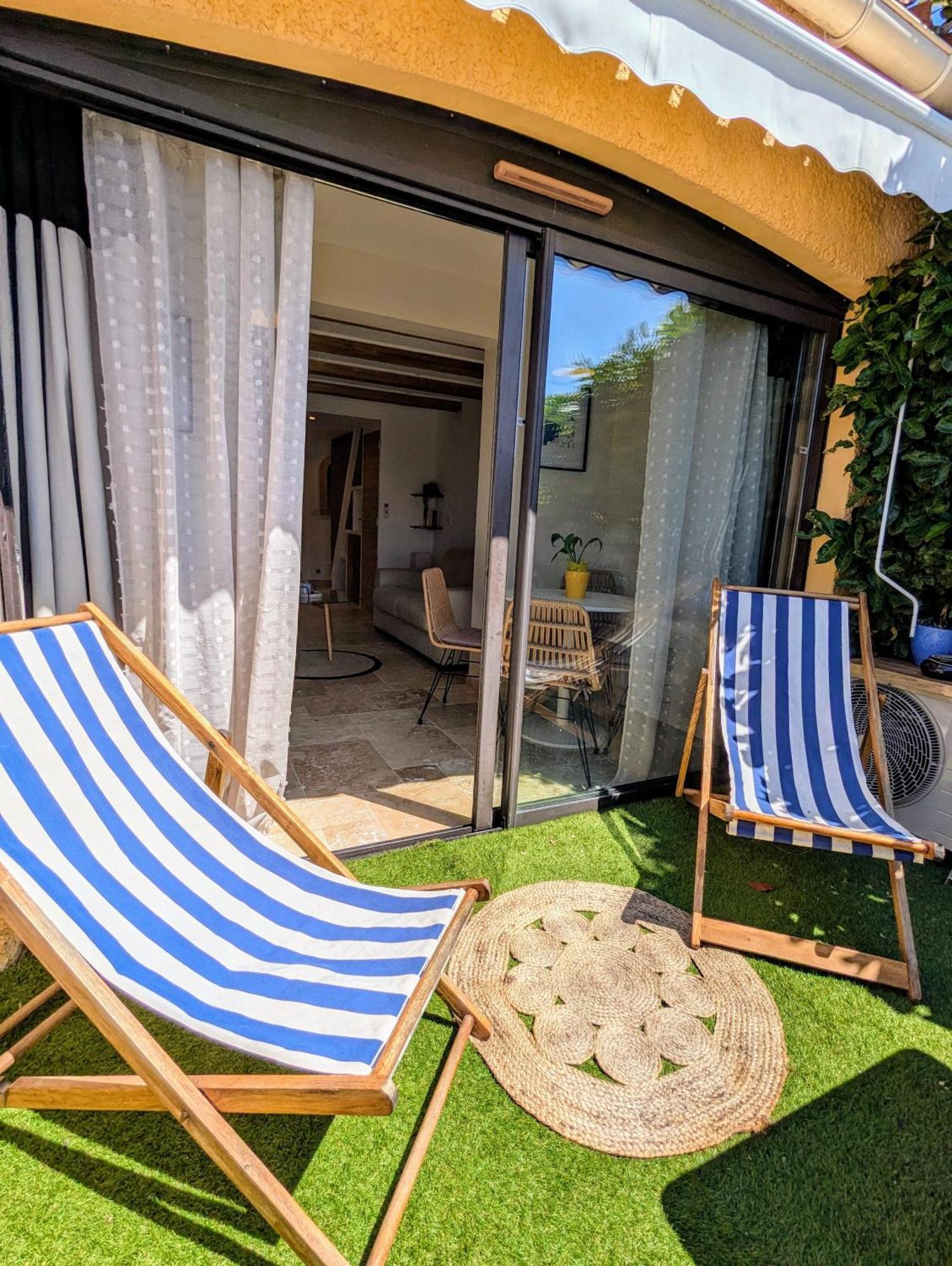 Evasion Au Calme - Maison Cosy Avec Piscine Et Tennis Saint-Vallier-de-Thiey Екстериор снимка